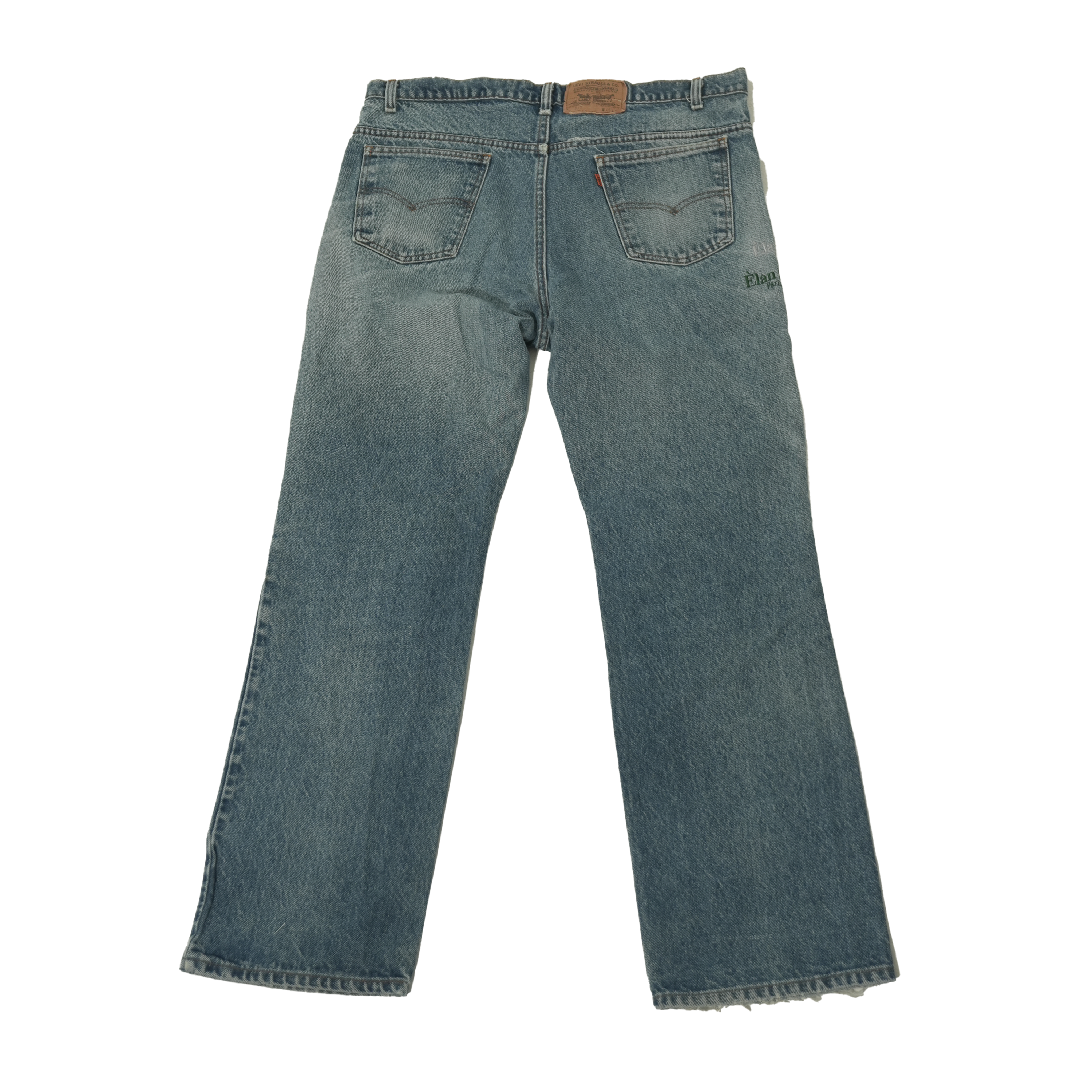 Rainbow Embroidered Dark Wash Jeans 40 x 32